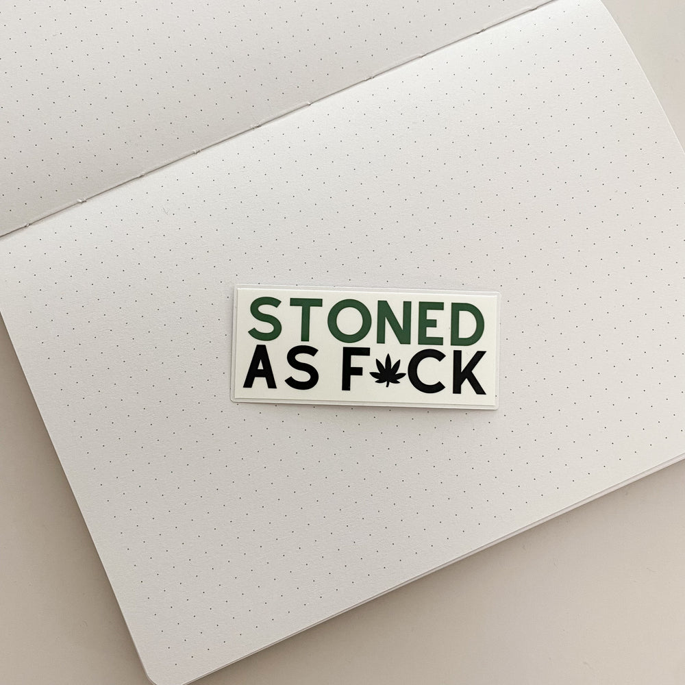 Stoned AF Sticker