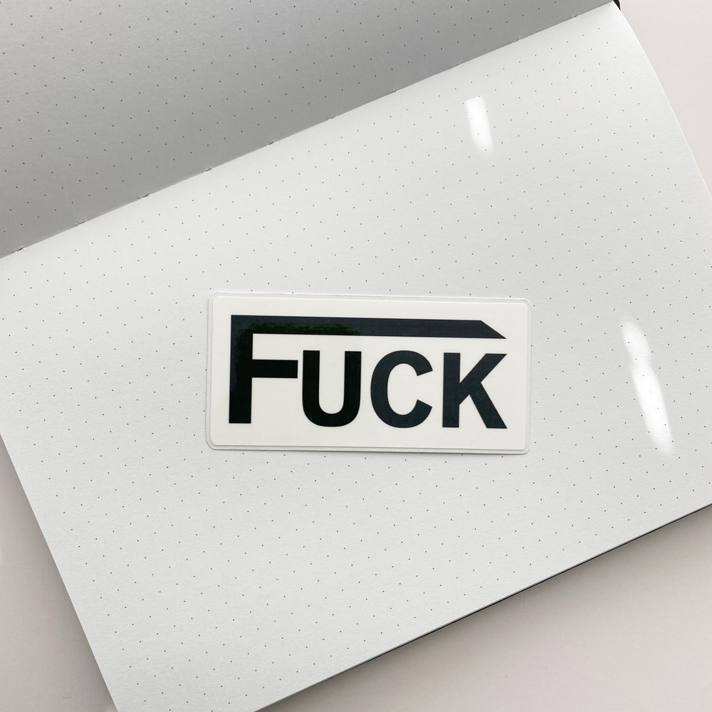 Fck Logo Sticker