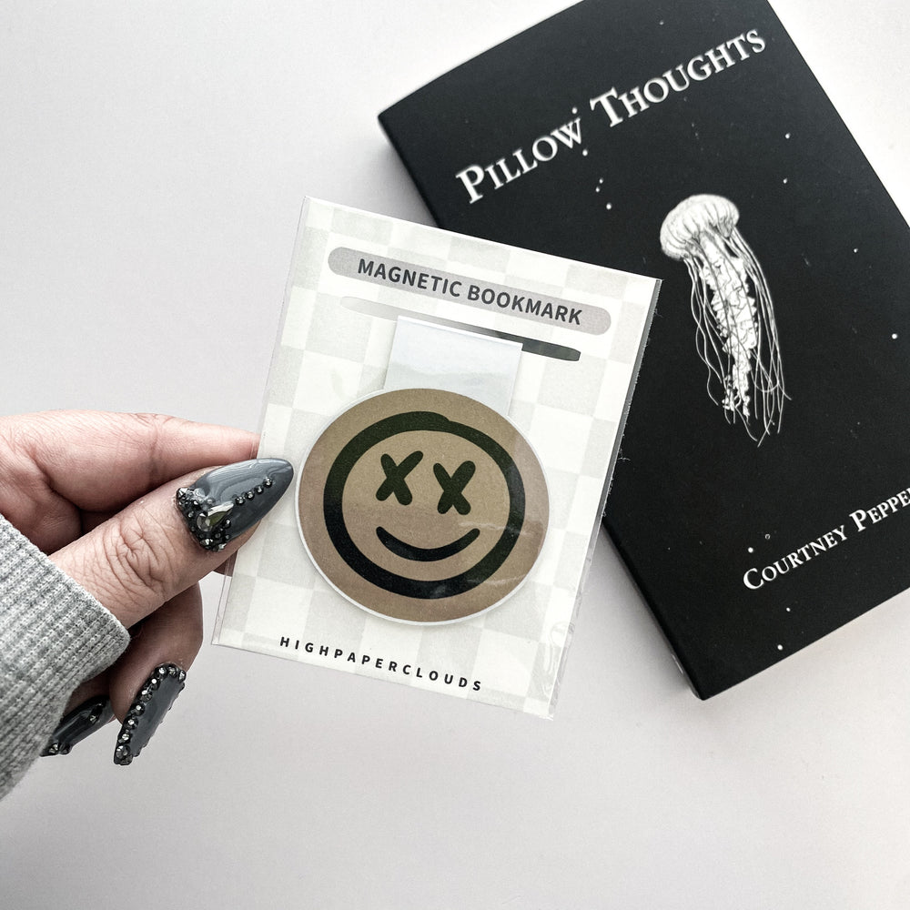 X Smiley Magnetic Bookmark