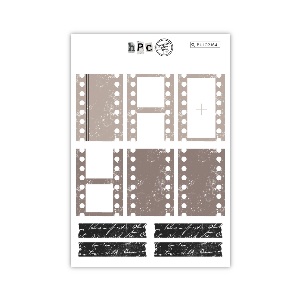 Neutral Film Sticker Sheets