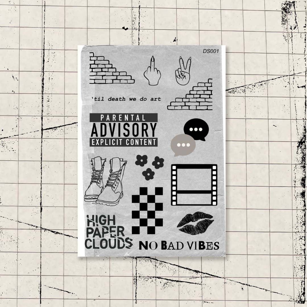 from the vault - Grunge Vibes I Sticker Sheet
