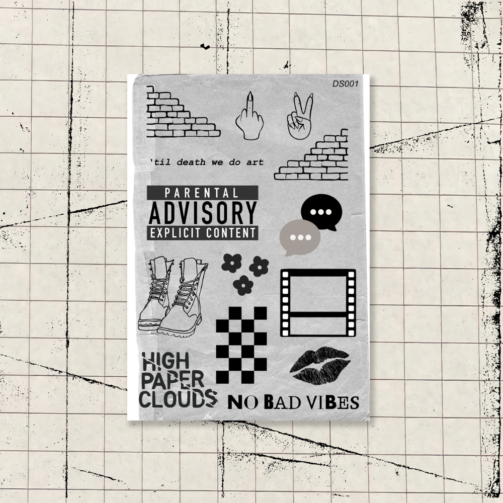 from the vault - Grunge Vibes I Sticker Sheet