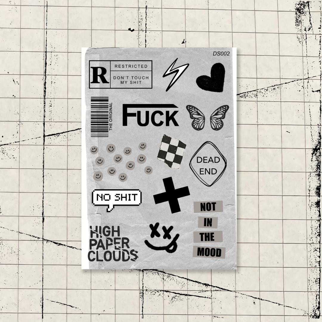 from the vault - Grunge Vibes II Sticker Sheet