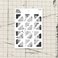 Grunge Corners Deco Sticker Sheet
