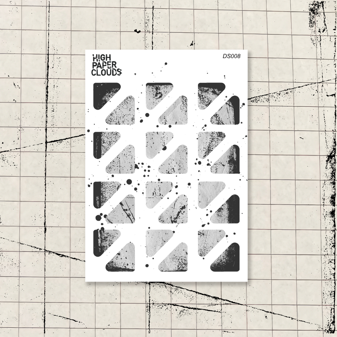 Grunge Corners Deco Sticker Sheet
