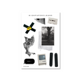 Neutral Grunge Gallery Deco Sticker Sheet