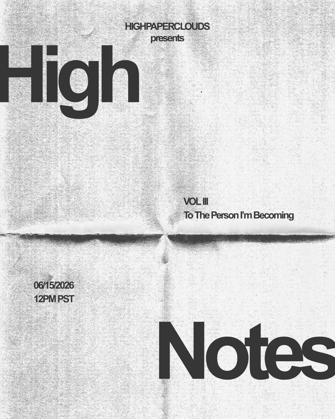 HighNotes Stationery Society | (Must be ordered separately!!)