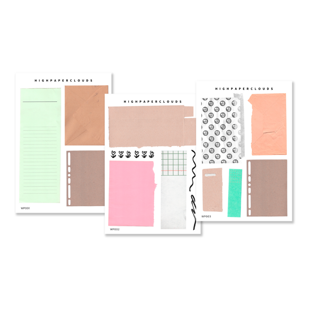 Layering Pages Deco Stickers - 3 Sheets per order