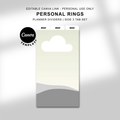 Personal Rings Top Tab Dividers - Canva Editable Template