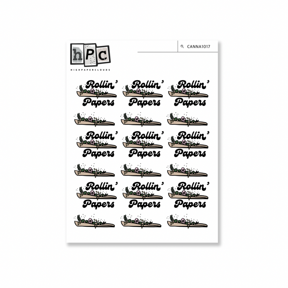 Rollin’ Papers Sticker Sheets