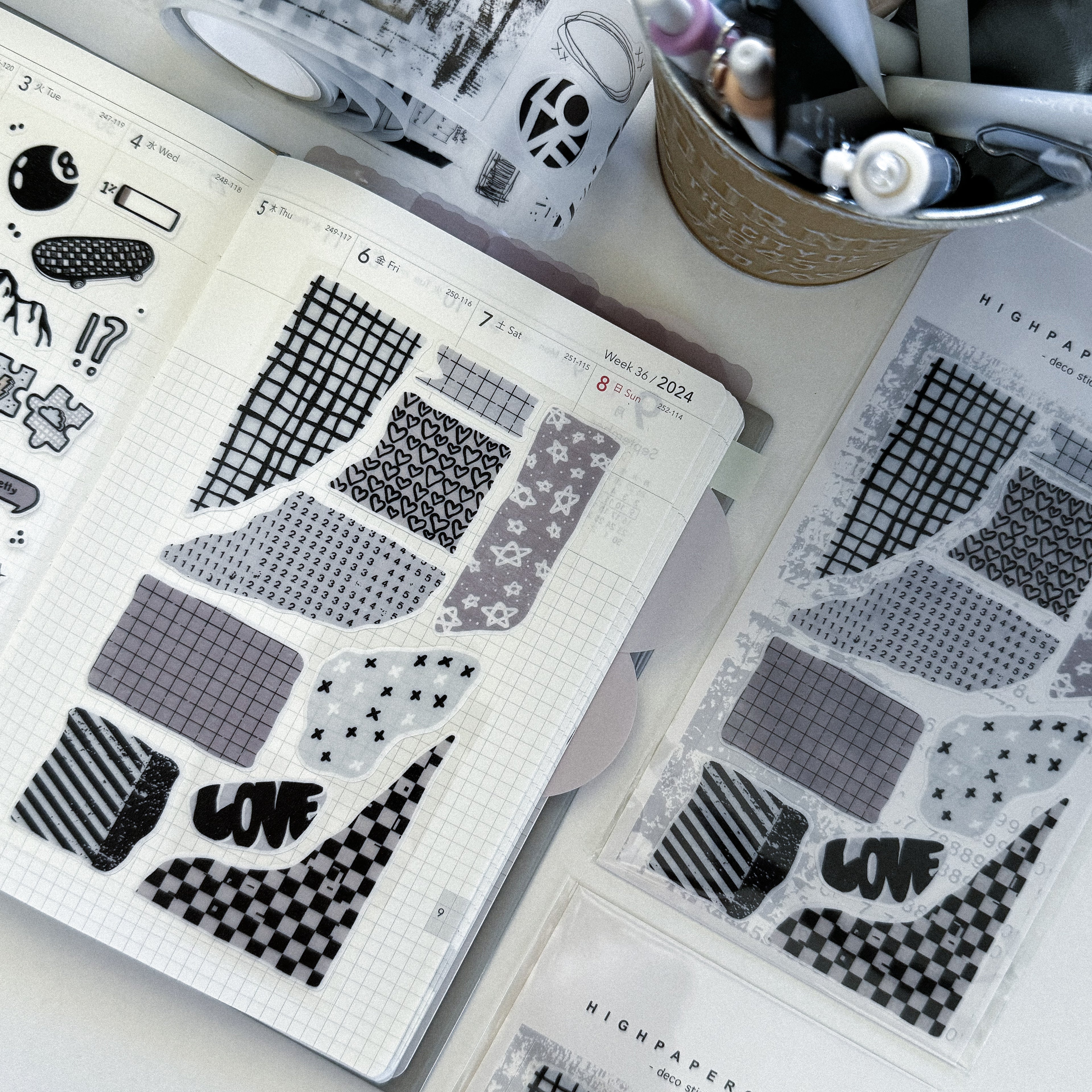 PALETTE IV PAPERSCRAPS LAYERING STICKER SHEET