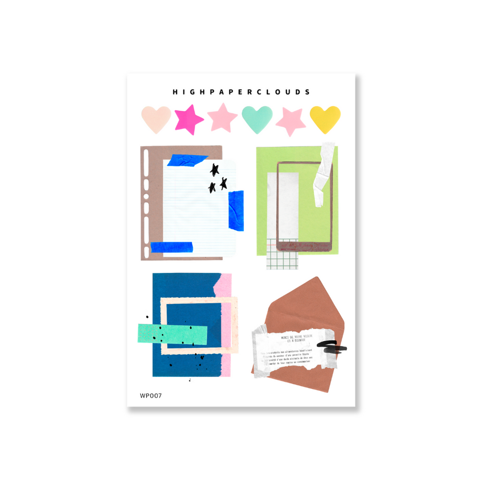 Layered For You / Taped Deco Sticker Sheet