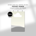 Pocket Rings Top Tab Dividers - Canva Editable Template