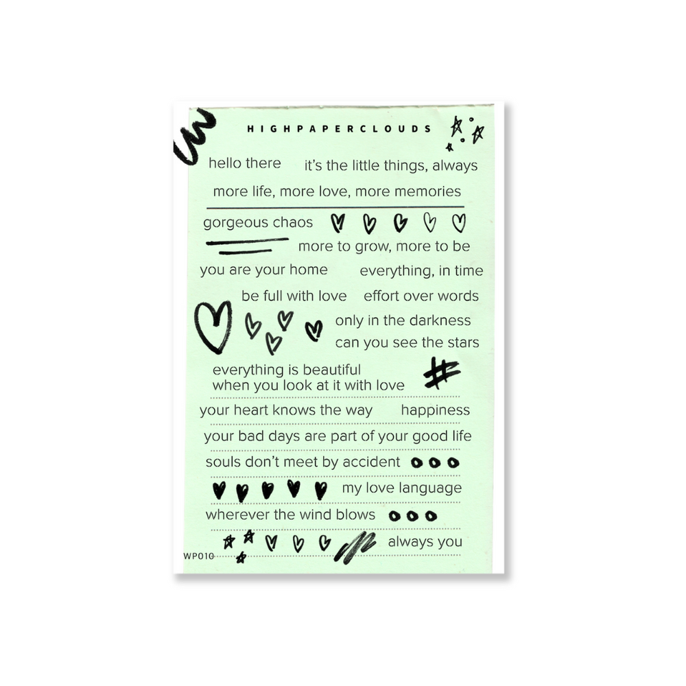 Notes For You Quote Sticker Sheet