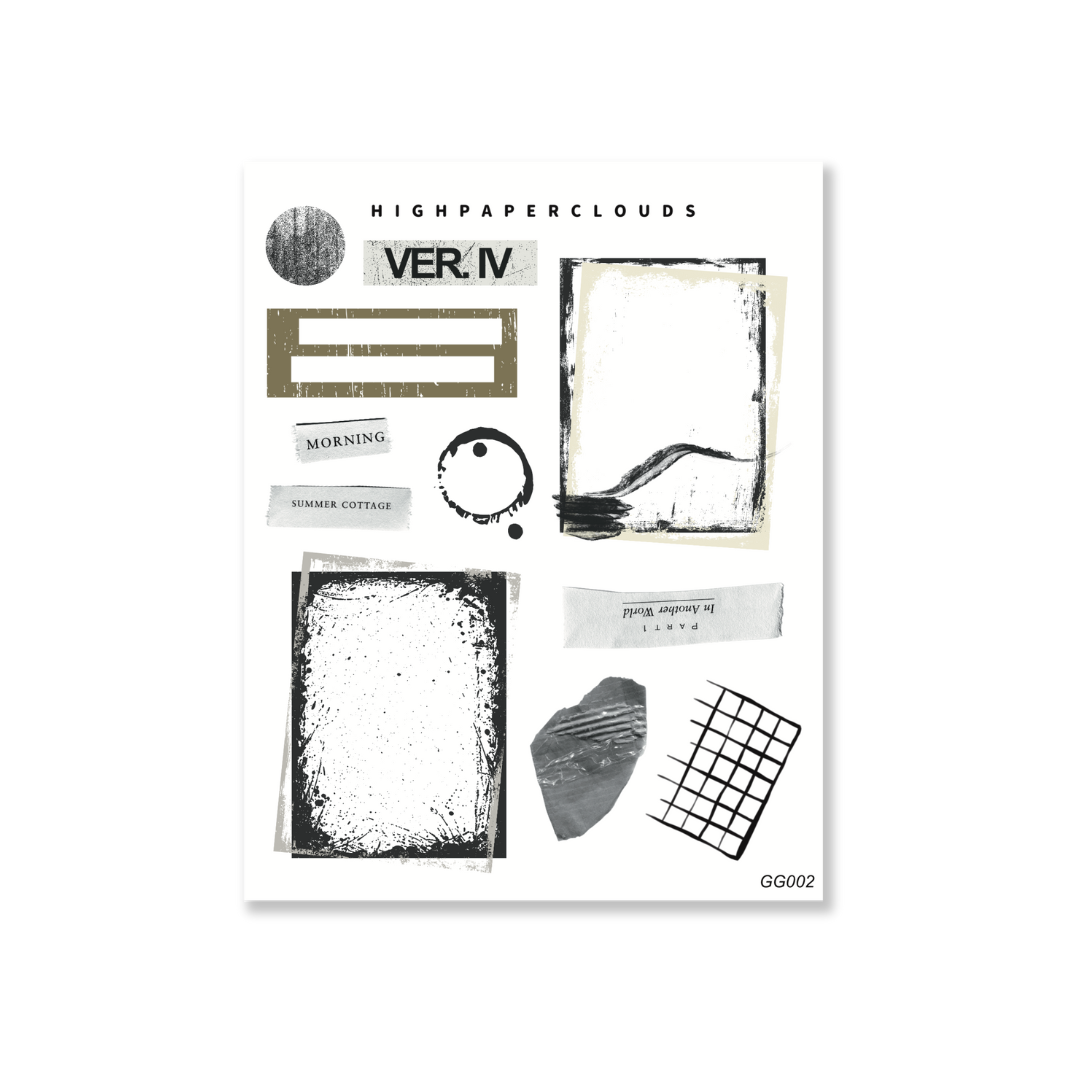 In Another World Deco Sticker Sheet - GG IV