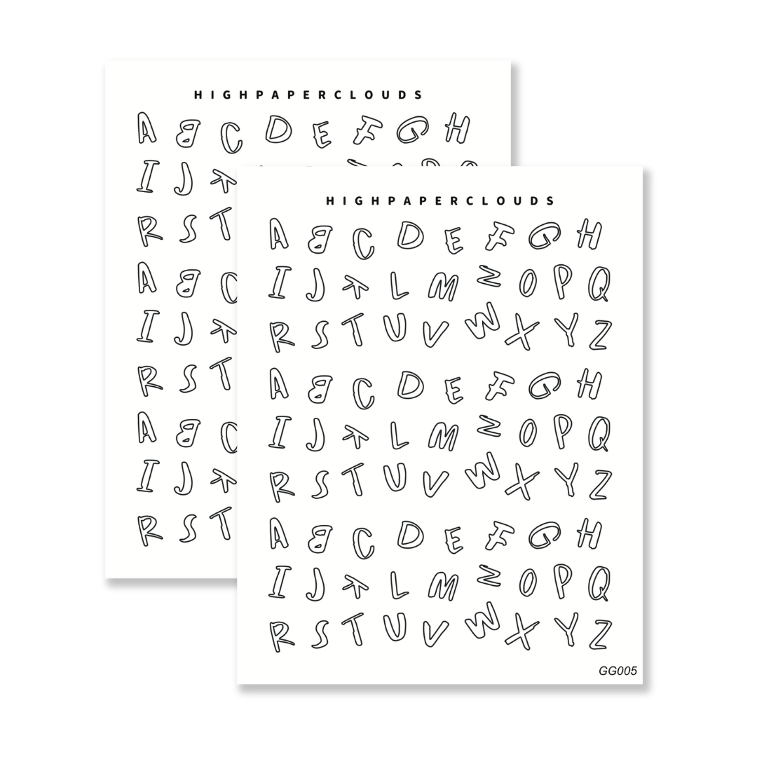 Make it Caps Deco Sticker Sheet - GG IV