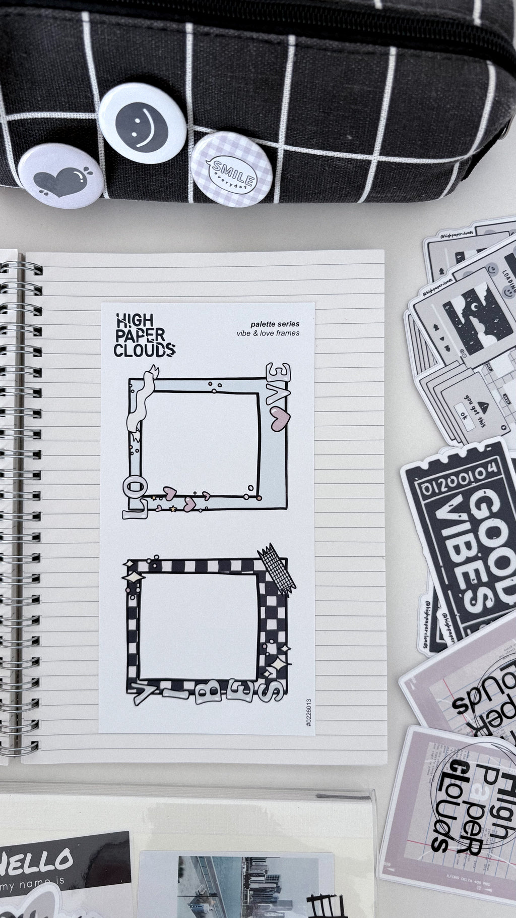Polaroid Frames Sticker Sheet