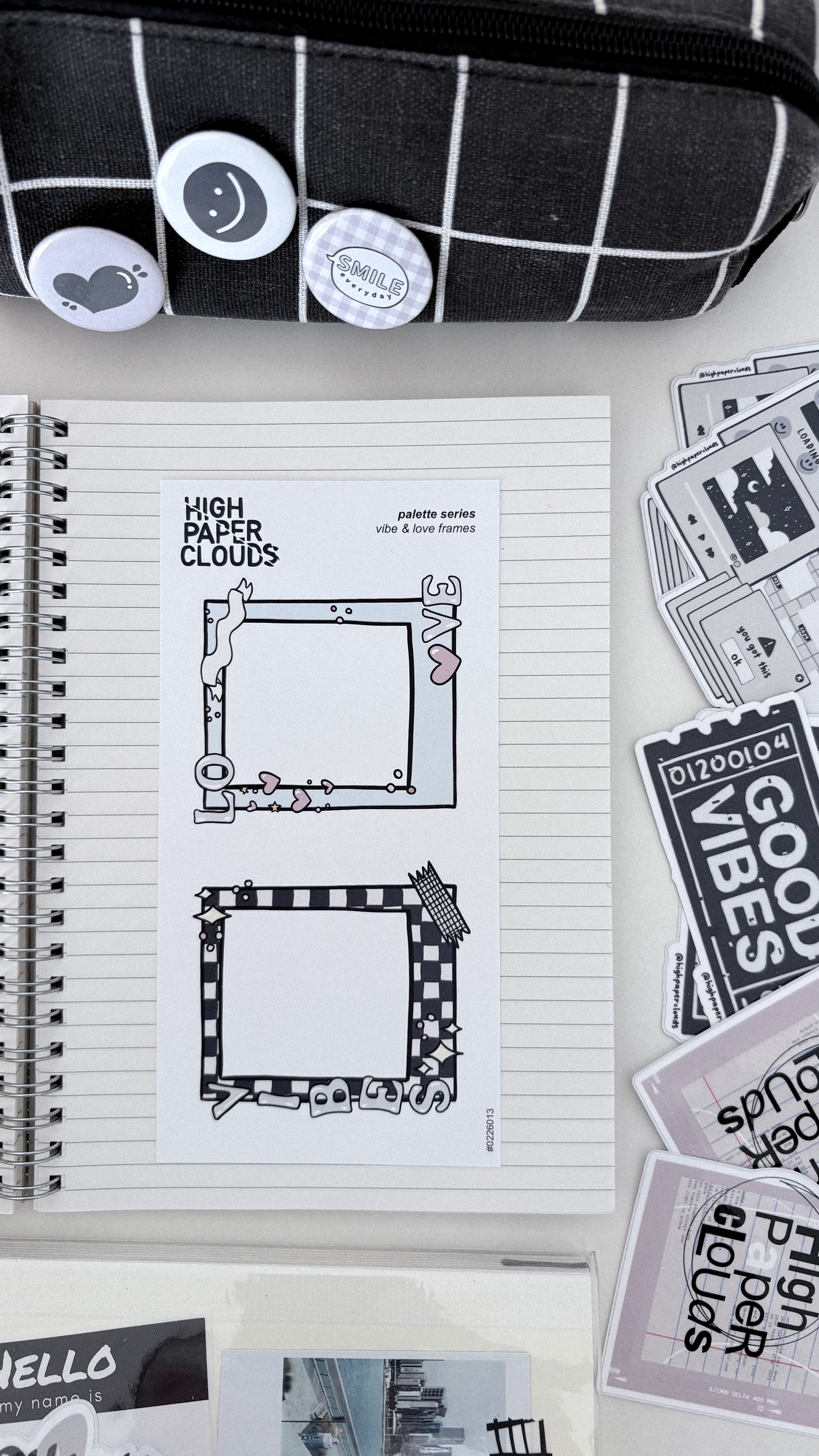 Polaroid Frames Sticker Sheet