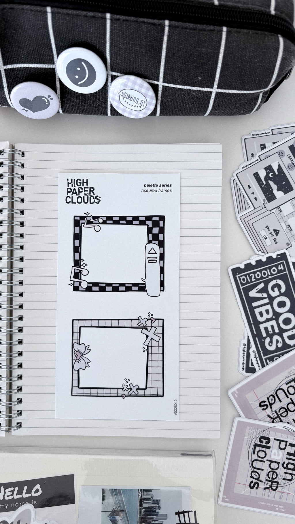 Polaroid Frames Sticker Sheet