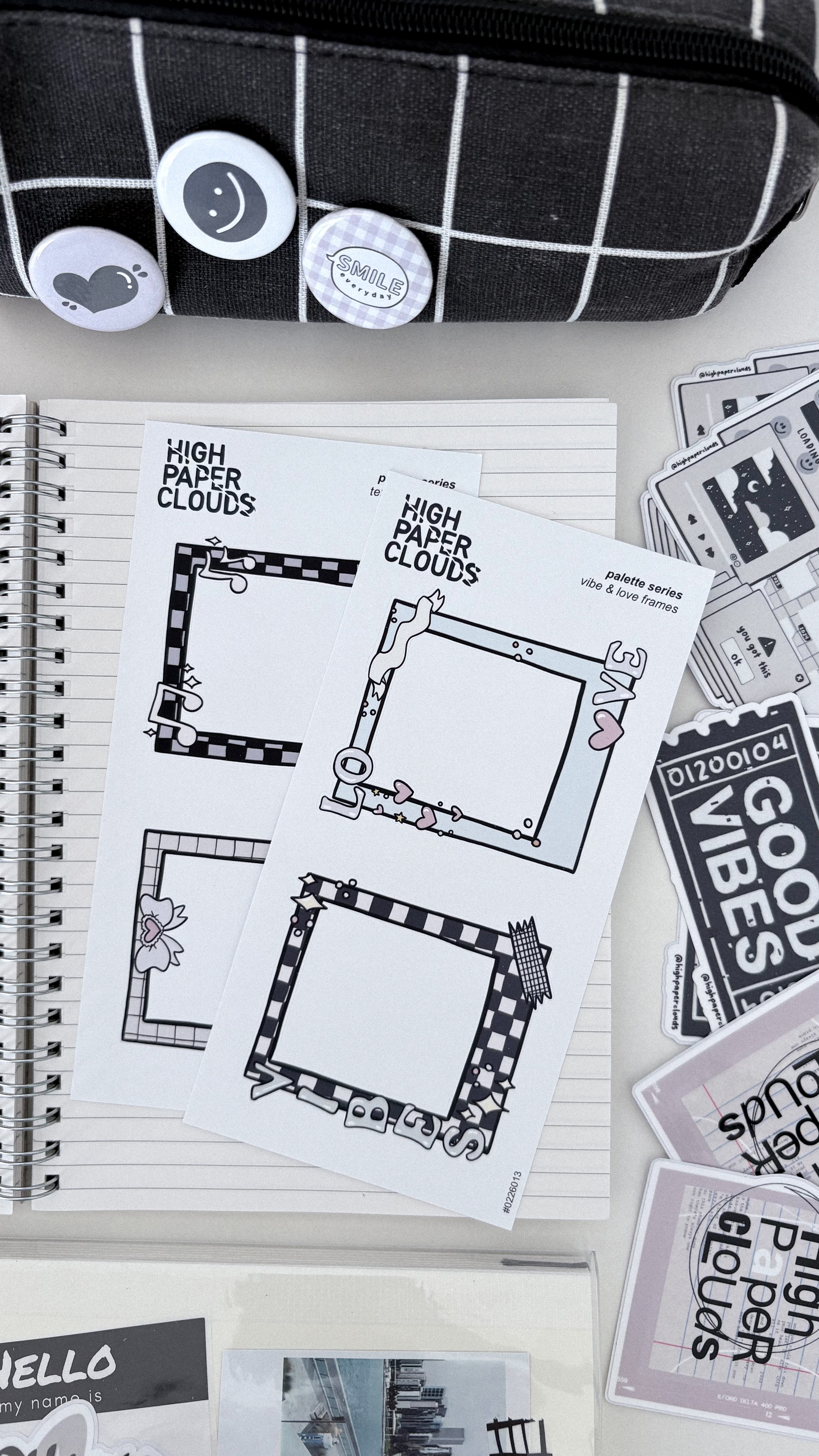 Polaroid Frames Sticker Sheet