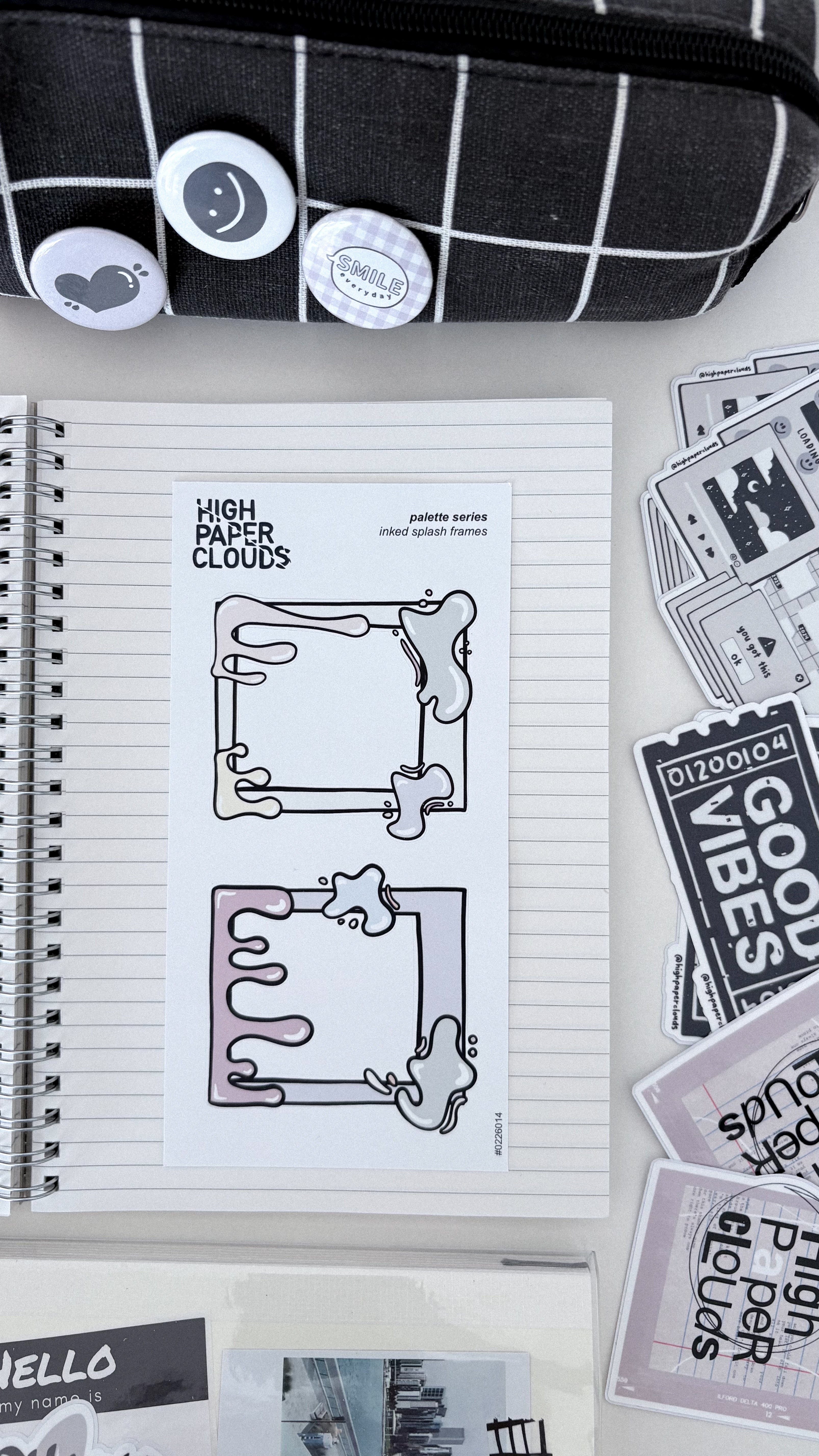 Polaroid Frames Sticker Sheet