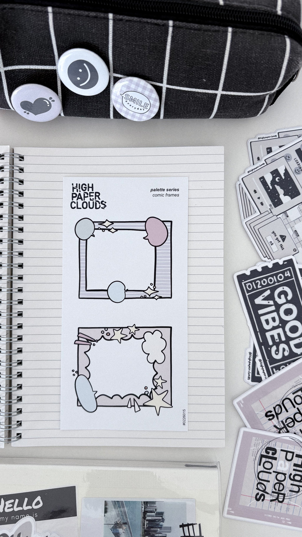 Polaroid Frames Sticker Sheet