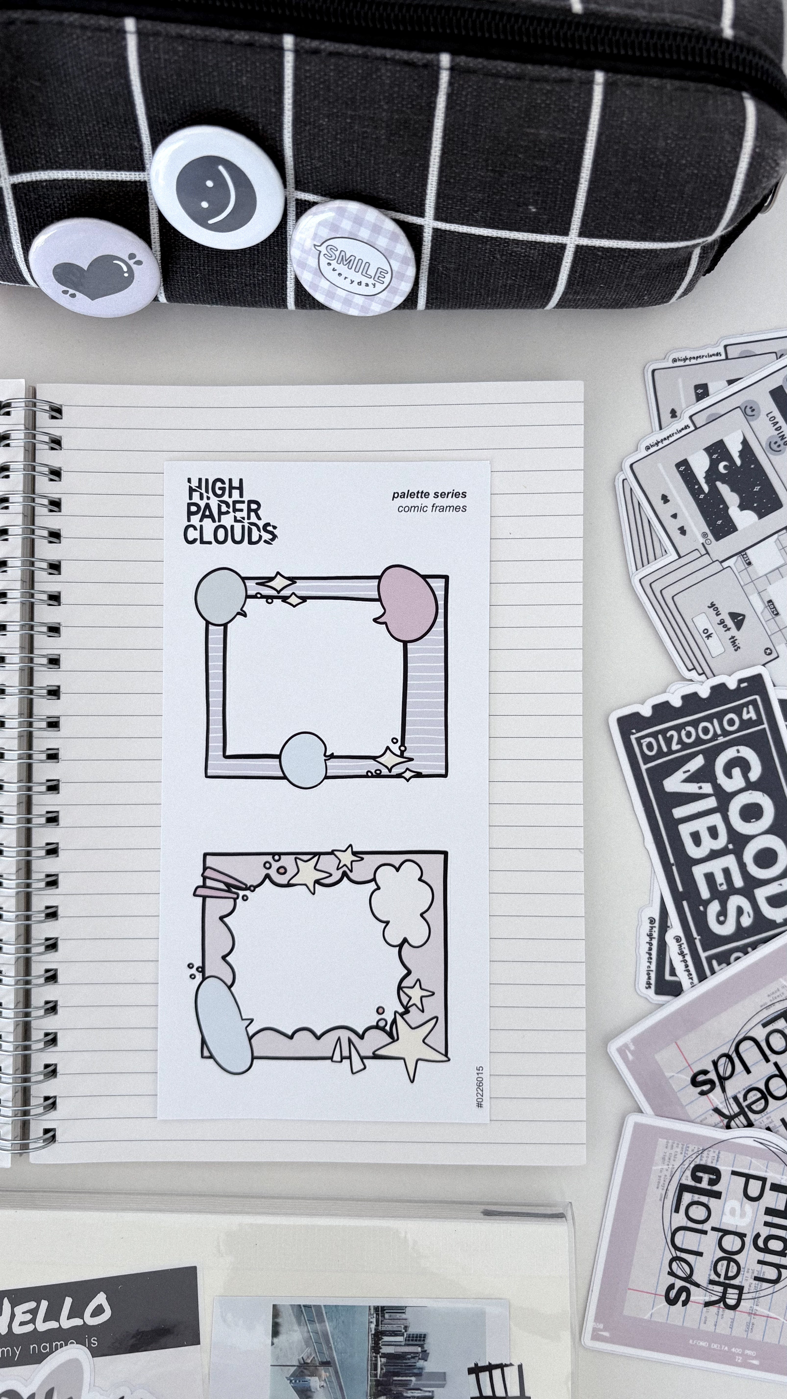 Polaroid Frames Sticker Sheet