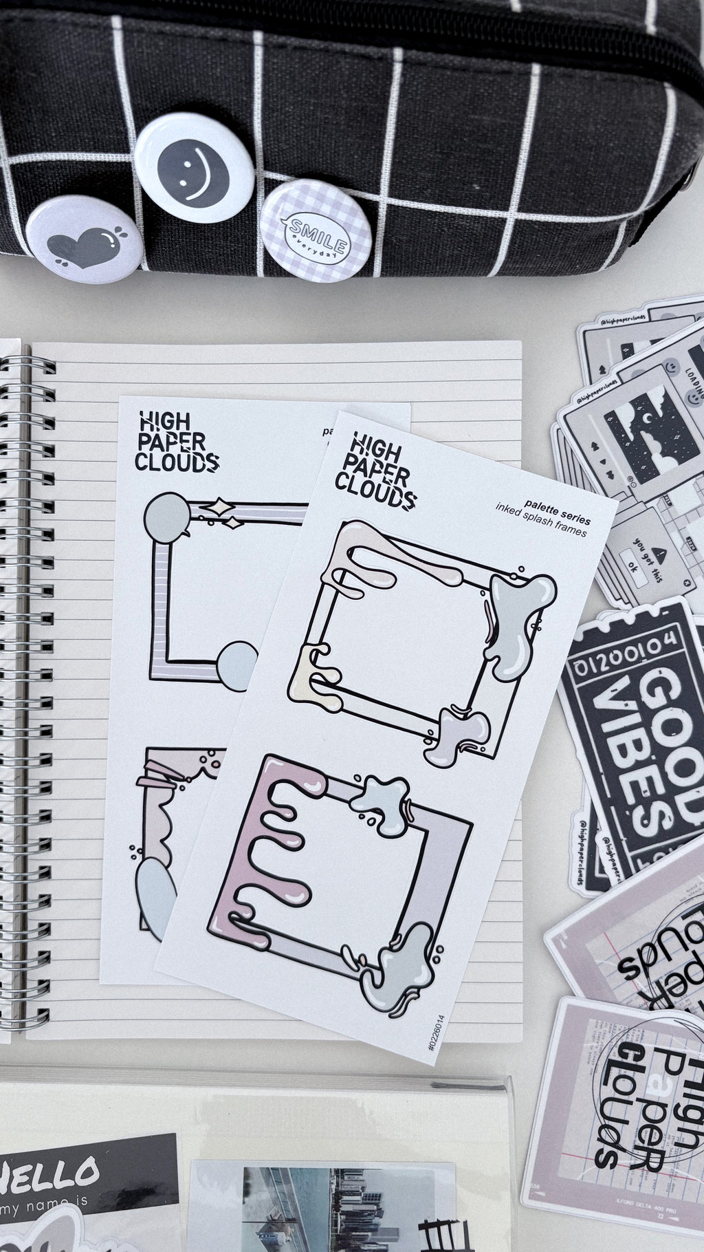 Polaroid Frames Sticker Sheet