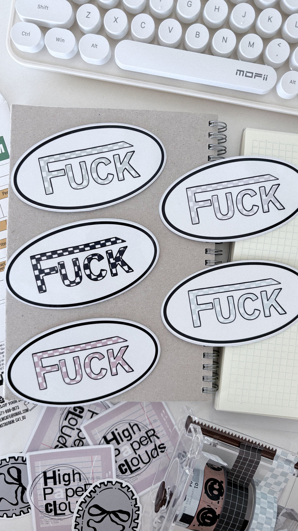 FCK Diecut Sticker