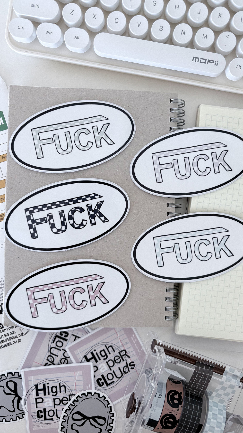 **PRESALE** FCK Diecut Sticker