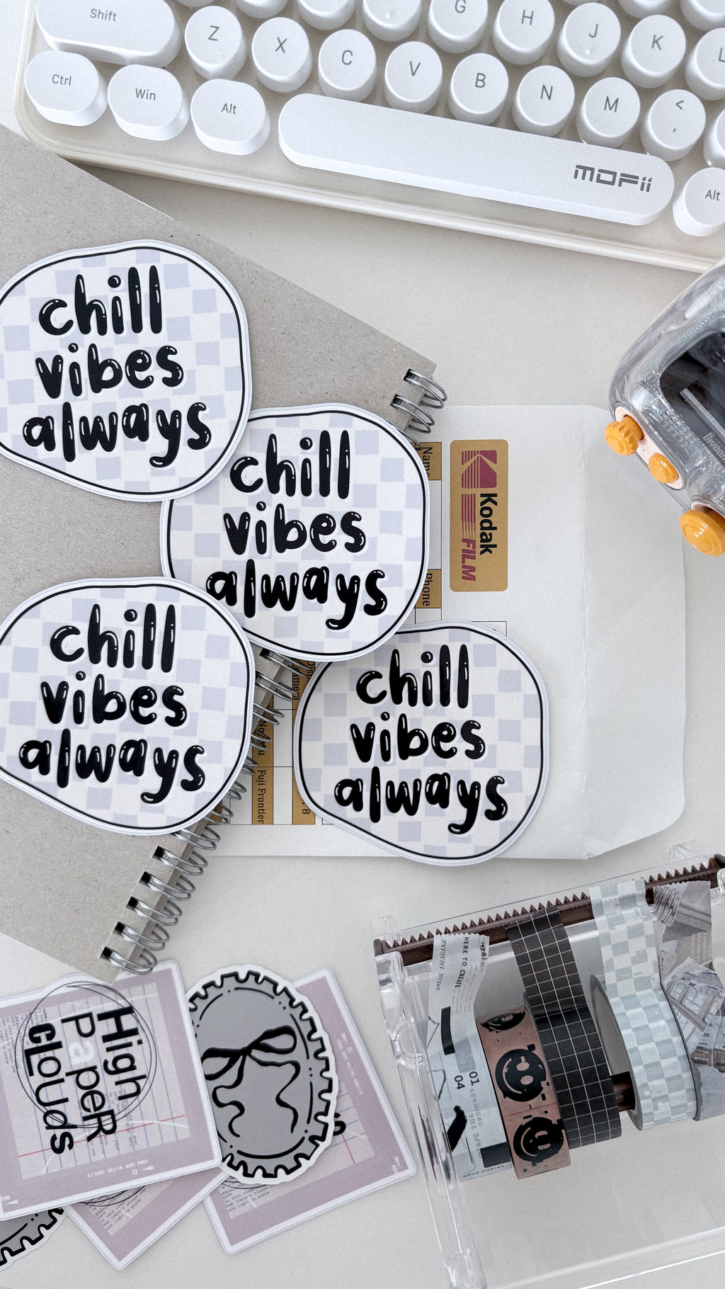 Chill Vibes Always Diecut Sticker