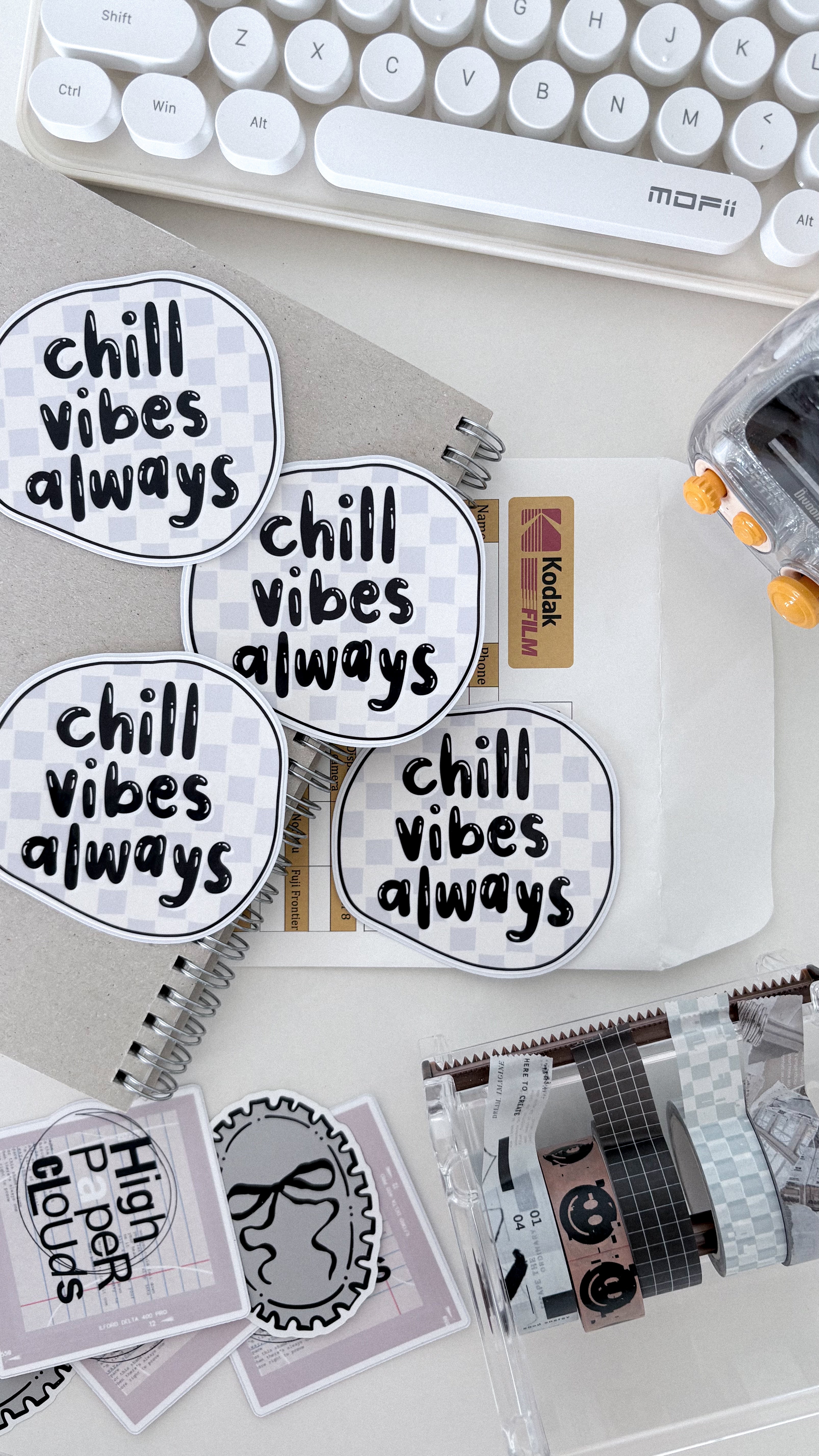 Chill Vibes Always Diecut Sticker