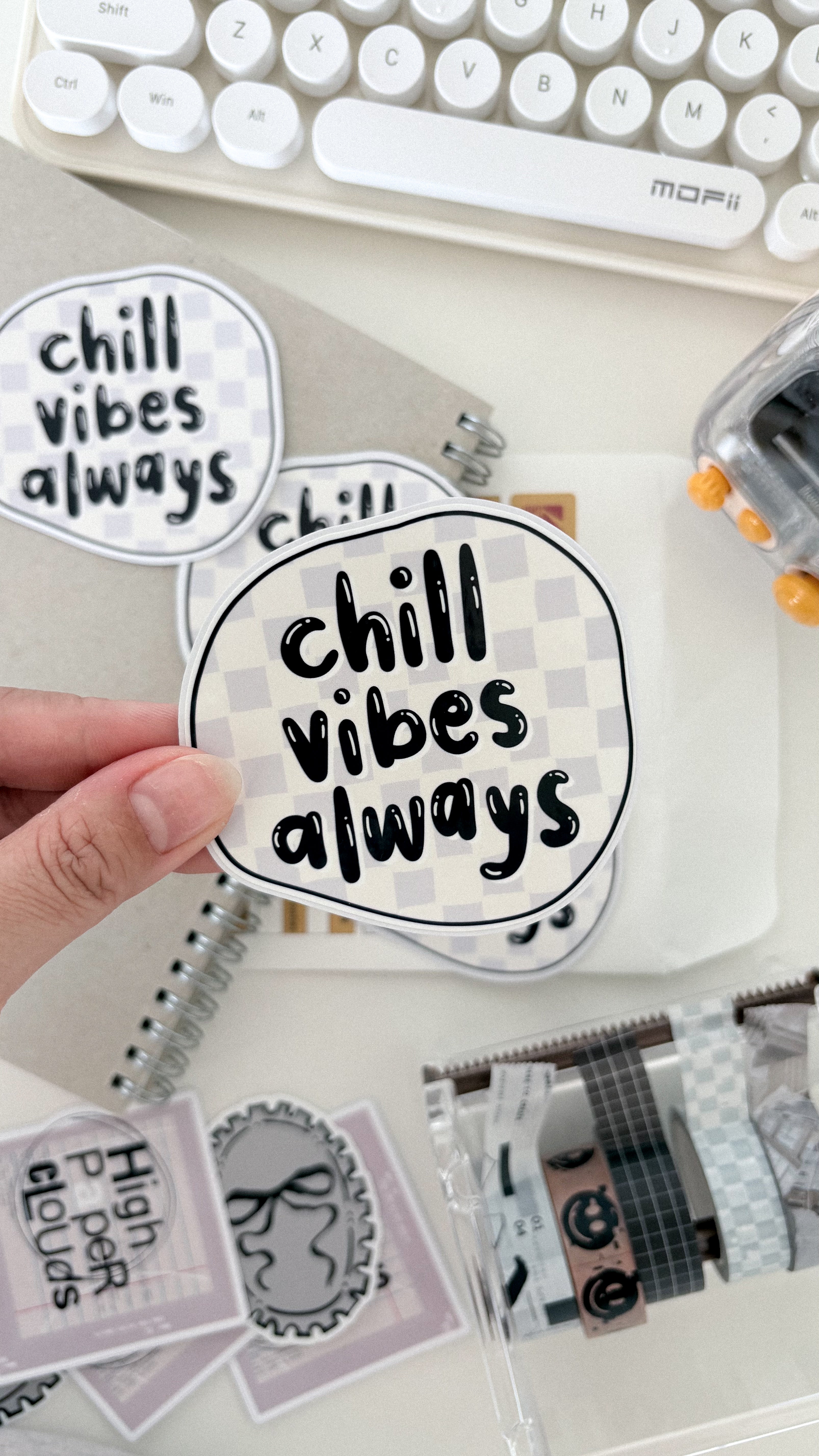 Chill Vibes Always Diecut Sticker