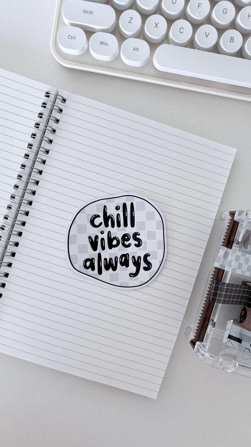 Chill Vibes Always Diecut Sticker