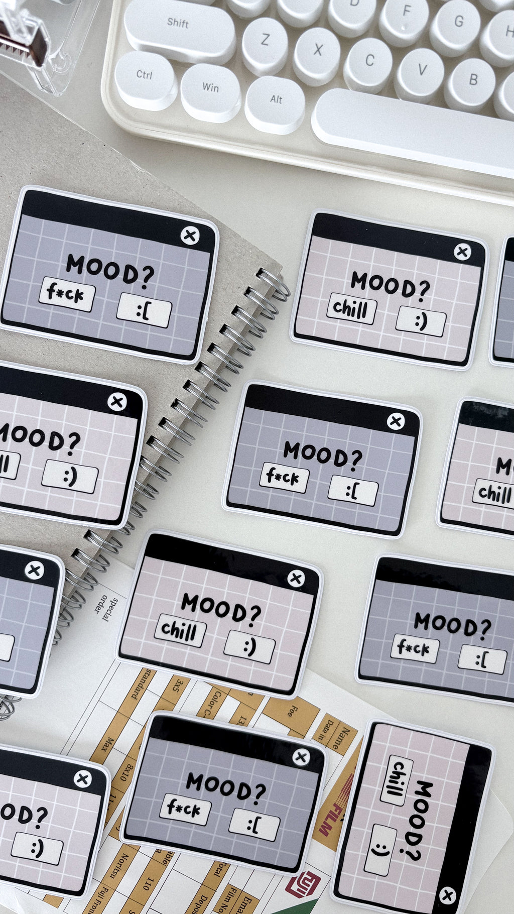 Mood Diecut Sticker