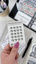 Daily Coffee - Emotionally Caffeinated Mini Sticker Sheet
