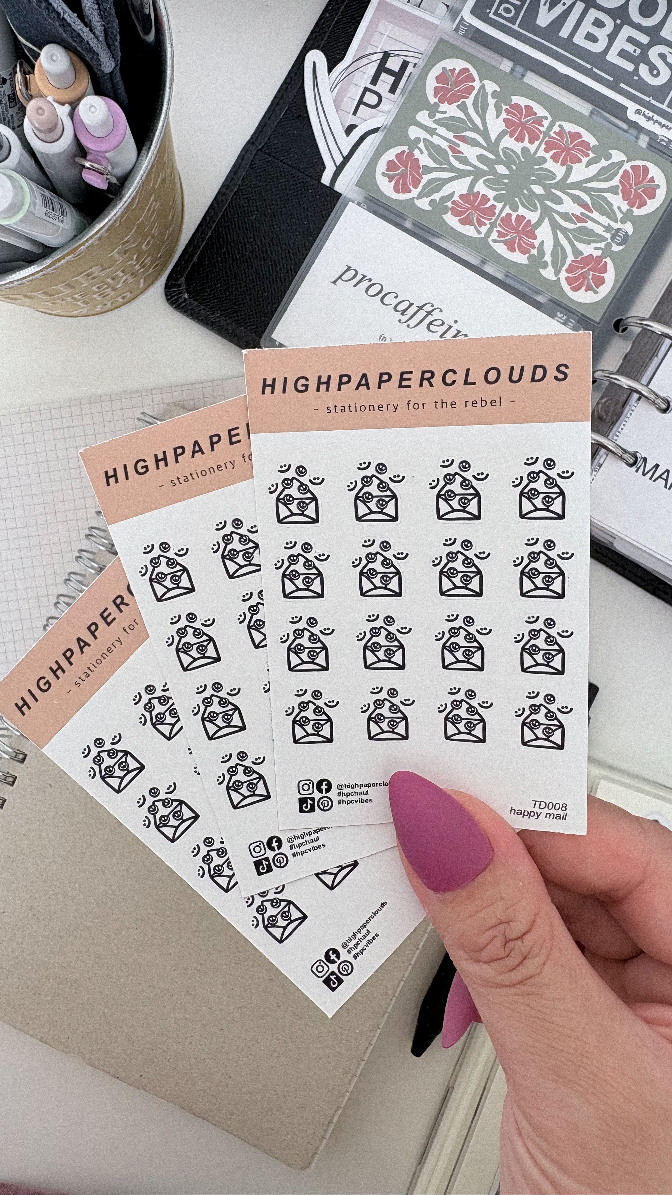 Happy Mail Mini Sticker Sheet