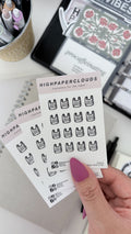 Shopping Bags - Goodie Bags, Food or Fun Mini Sticker Sheet