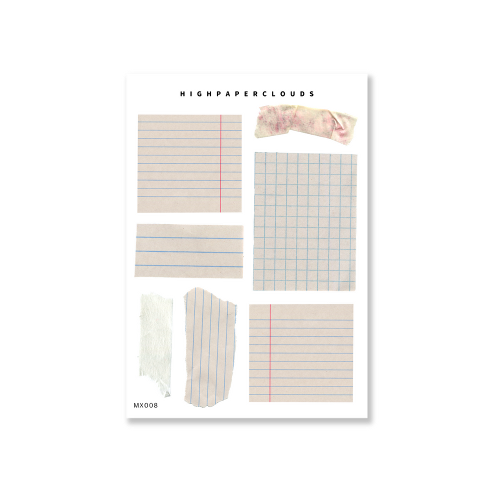Paper Pages Deco Sticker Sheet