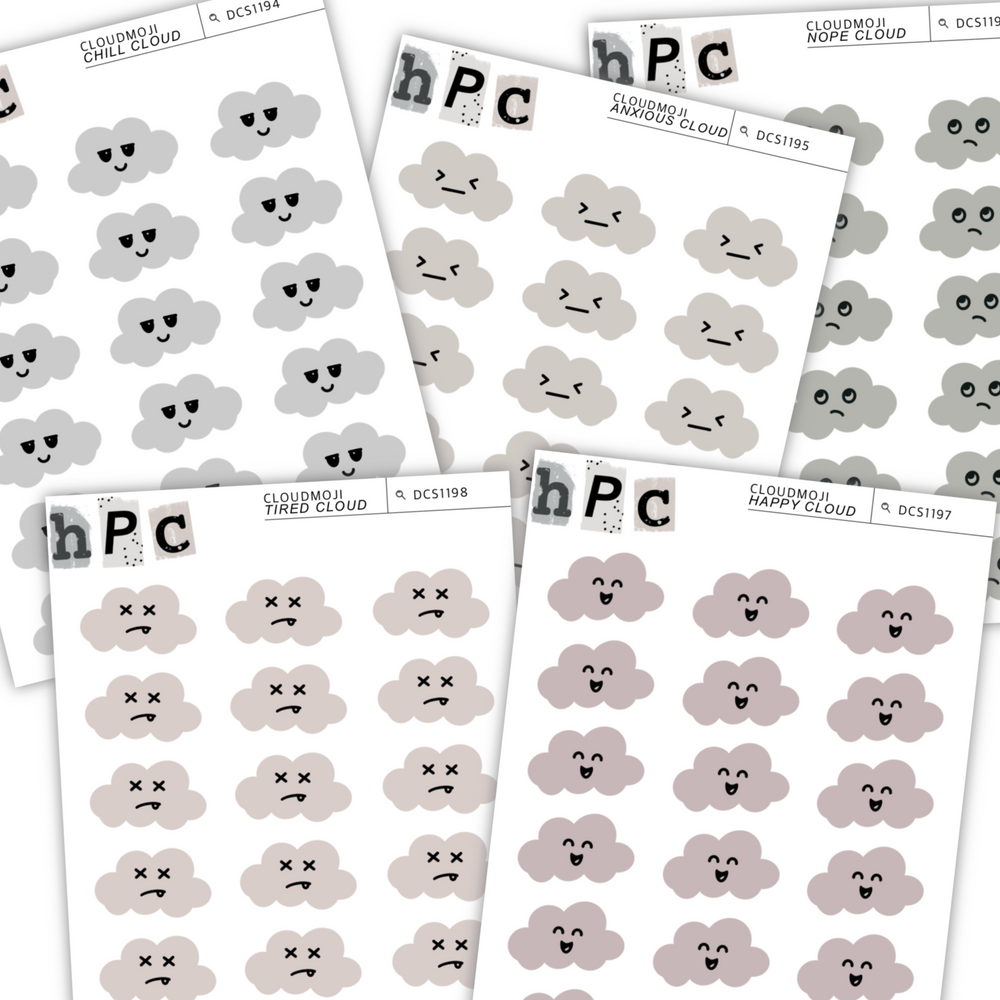 Cloudmoji Sticker Sheets