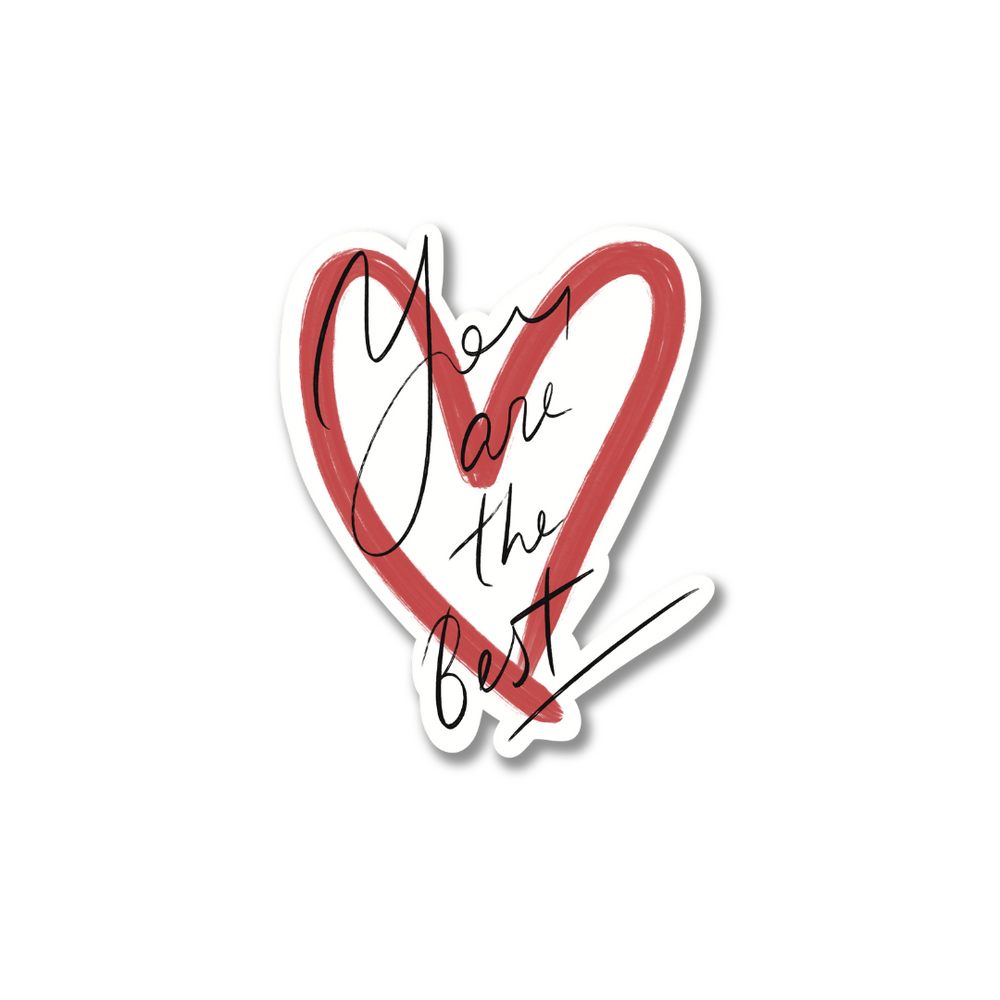 You Are The Best Diecut Sticker - Mixed Media Collection