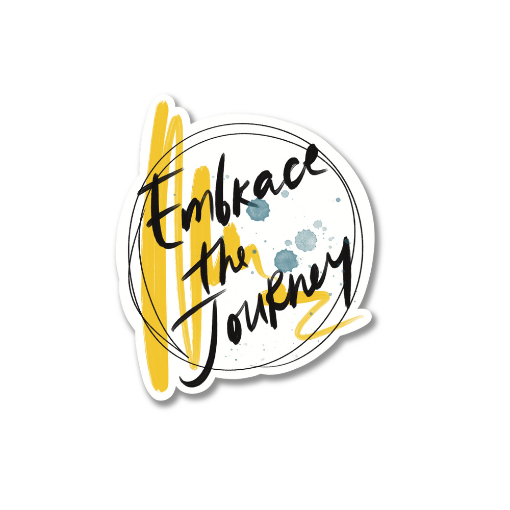 Embrace the Journey Diecut Sticker - Mixed Media Collection