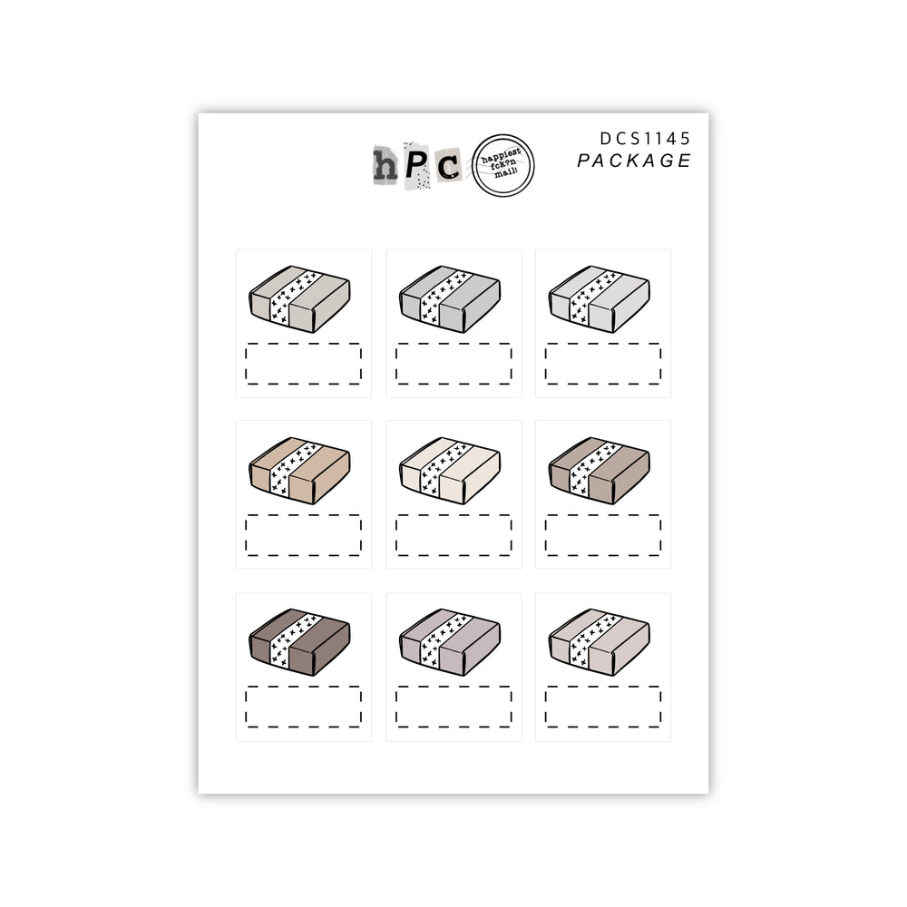 Package Deco Sticker Sheet