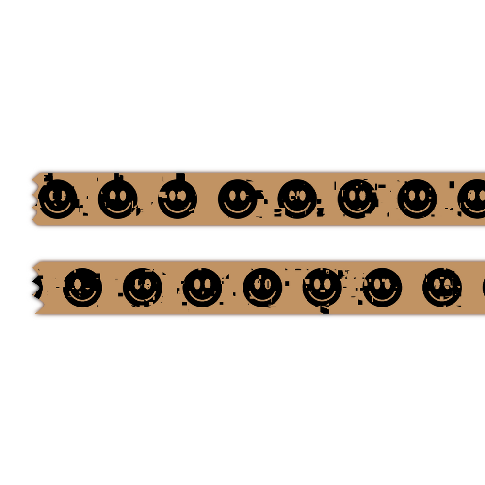 Glitched Smileys Washi Tape 15mmx10m