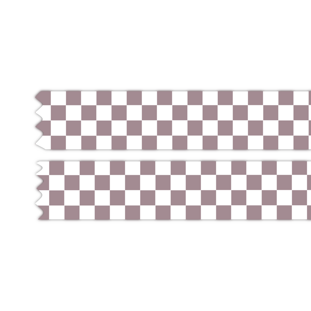 Checkered Washi Tape 30mmx10m - Berry