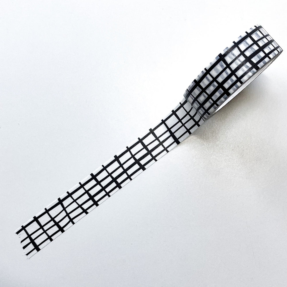 Stone Grid Washi Tape 15mmx10m – HighPaperClouds