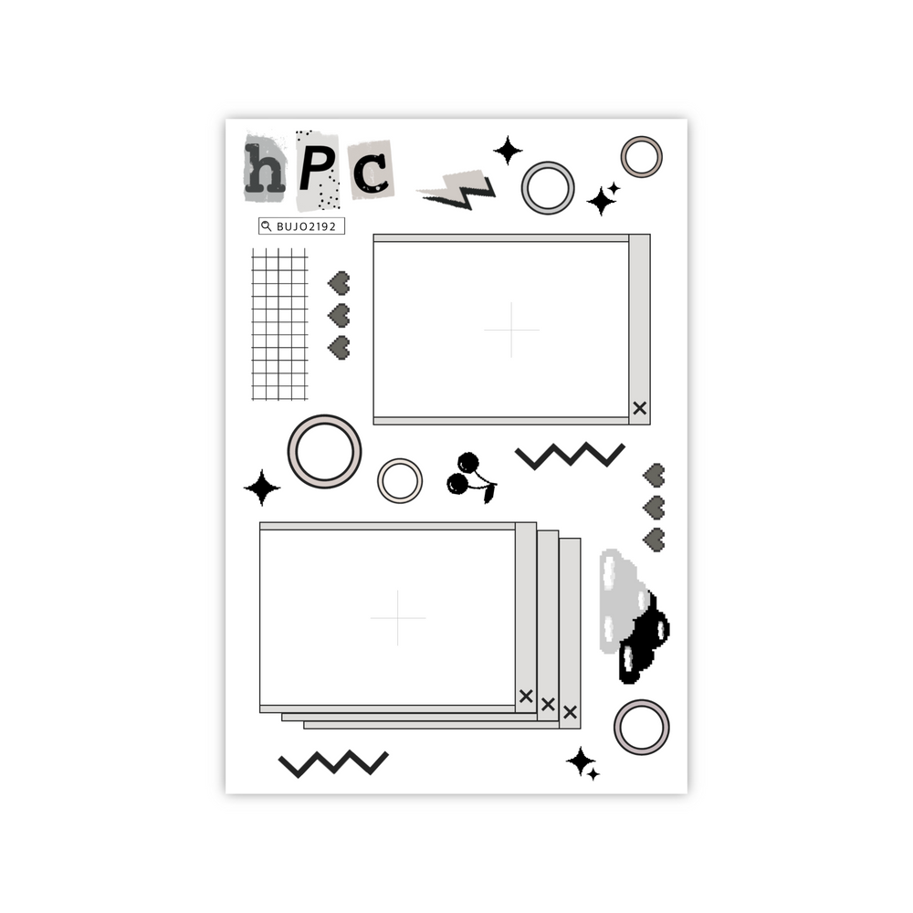 Pixel Frames Journal Sticker Sheet