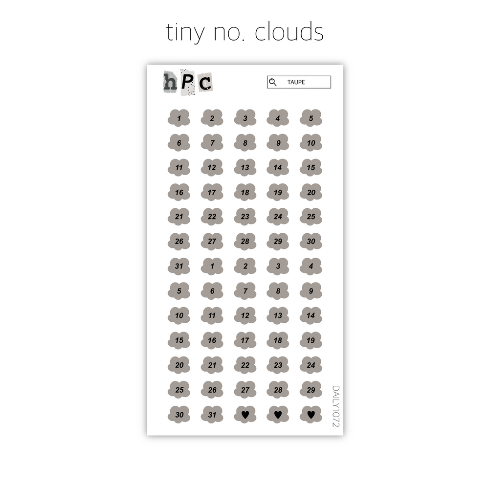 Tiny No. Clouds - Taupe