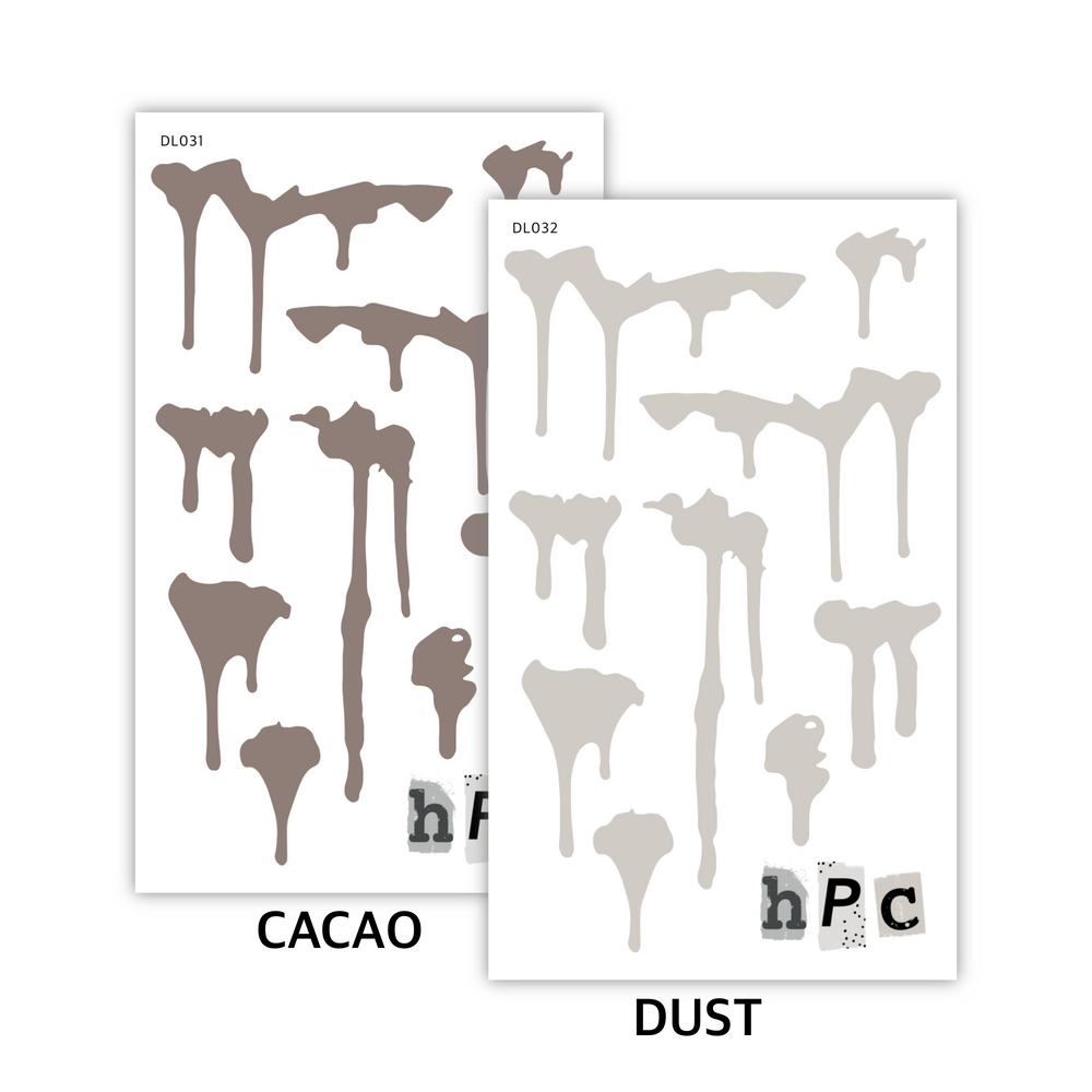 Drips Deco Sticker Sheet