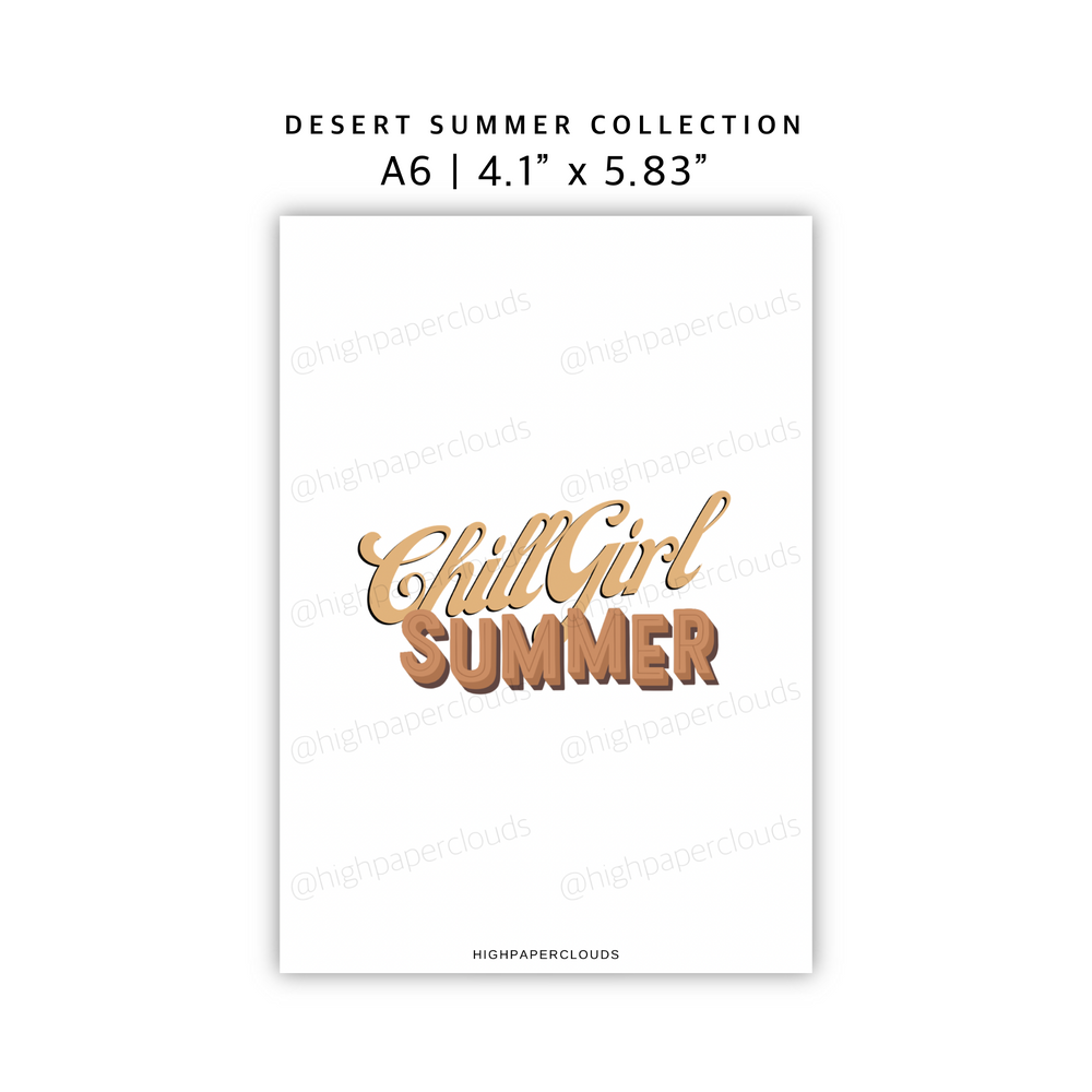 A6 - Chill Girl Summer Dashboard